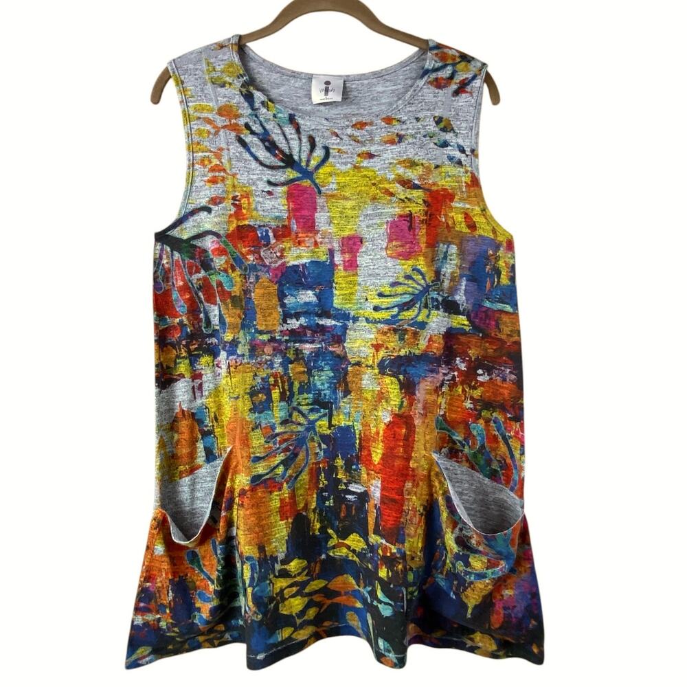 Inoah Tunic Tank Size S Art To Wear Oversized Layering Boho